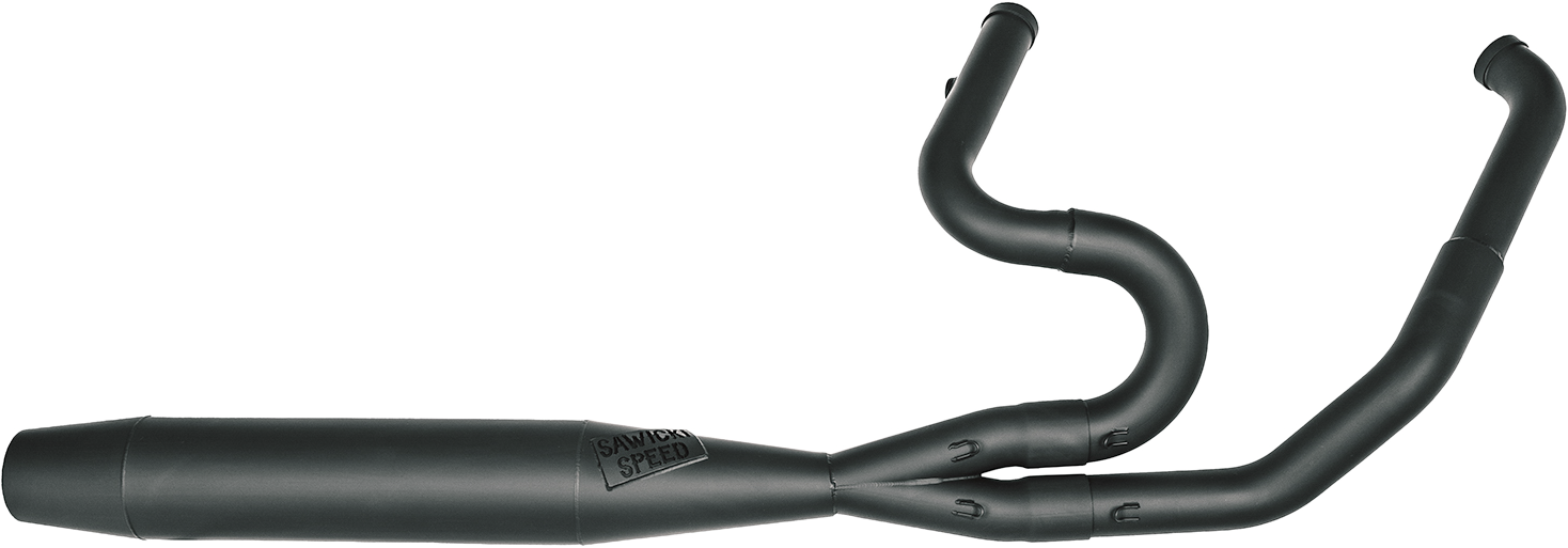 SAWICKI - 2IN1 TC FLT FULL LENGTH PIPE BLACK - 930-01086
