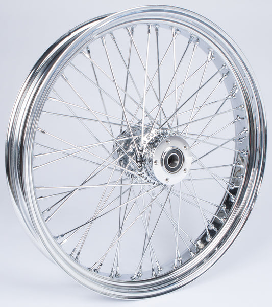 HARDDRIVE - FR 60-SPK DD CHROME 23X3.5 FLT-HUB 1" AXL 00 LTR - 051-14632