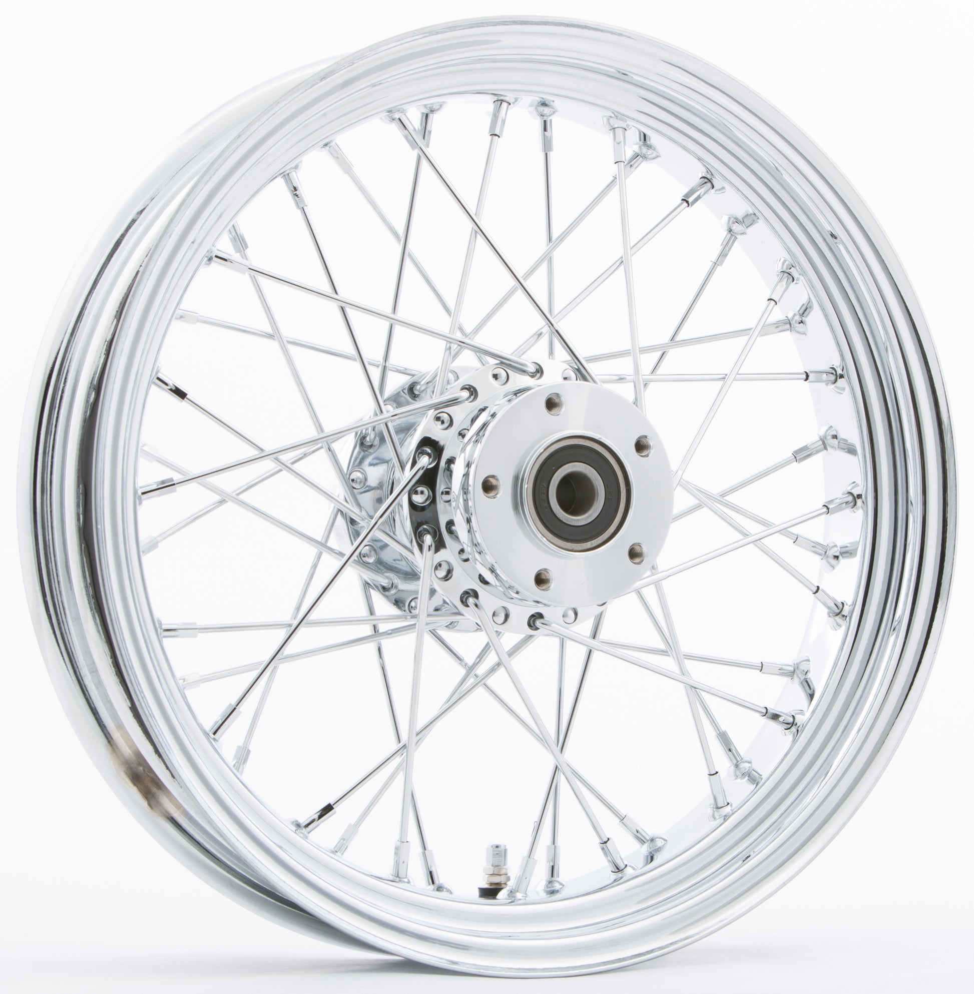 HARDDRIVE - FR 40-SPK DD CHROME 16X3.5 FLT-HUB 3/4" AXL PRE 99 - 051-02412