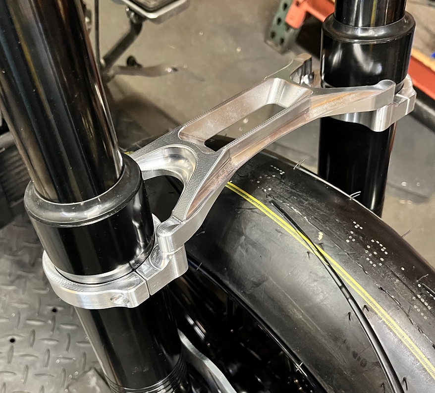 American Suspension Power Steering Fork Brace Two Sizes
