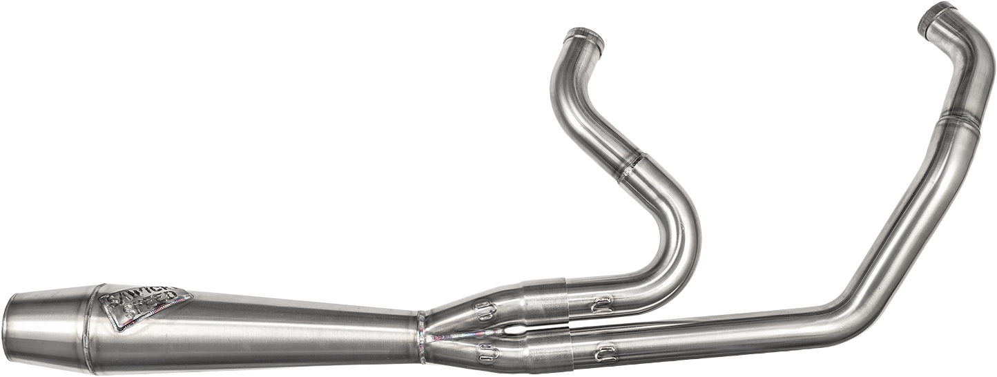 SAWICKI - 2IN1 TC SOFTAIL SHORTY CANNON BRUSHED SS - 930-01077