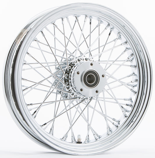 HARDDRIVE - RR 60-SPK CHROME 16X5.5 WIDE-HUB 1" AXL 00 LTR - 051-0363