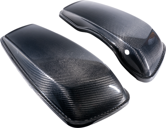 HOFMANN DESIGNS - CARBON FIBER SADDLEBAG LIDS FLH/FLT `14-23 - HDCF6012