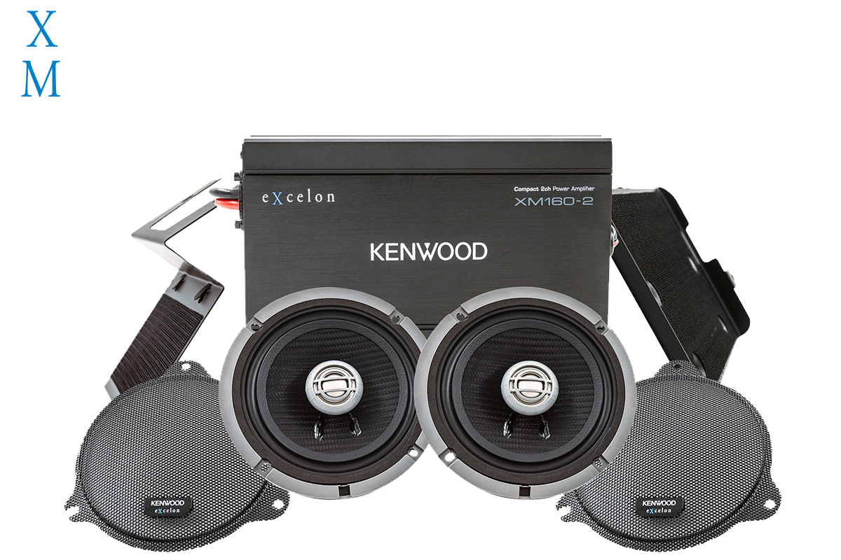 Kenwood Front speaker kit with Amp and wiring harness