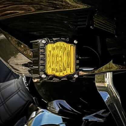 Shark Demon® SAE Selective Yellow LED Front Turn Signals for Road Glide