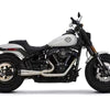 Two Bros. Comp S 2in1 Exhaust Softail Polished W/CF End Cap 2018-2023
