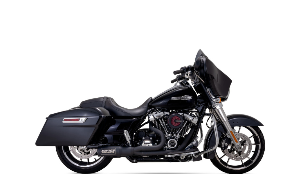 Vance and Hines RR Stainless High Output 2 into 1 Exhaust for Harley Touring - Select Finish