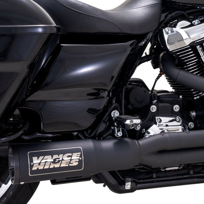 Vance and Hines RR Stainless High Output 2 into 1 Exhaust for Harley Touring - Select Finish
