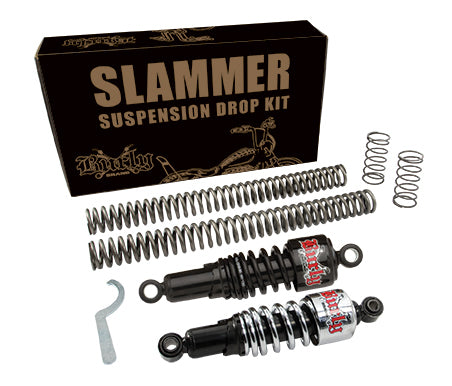 Burly Slammer Kit Chrome Flt 80-13