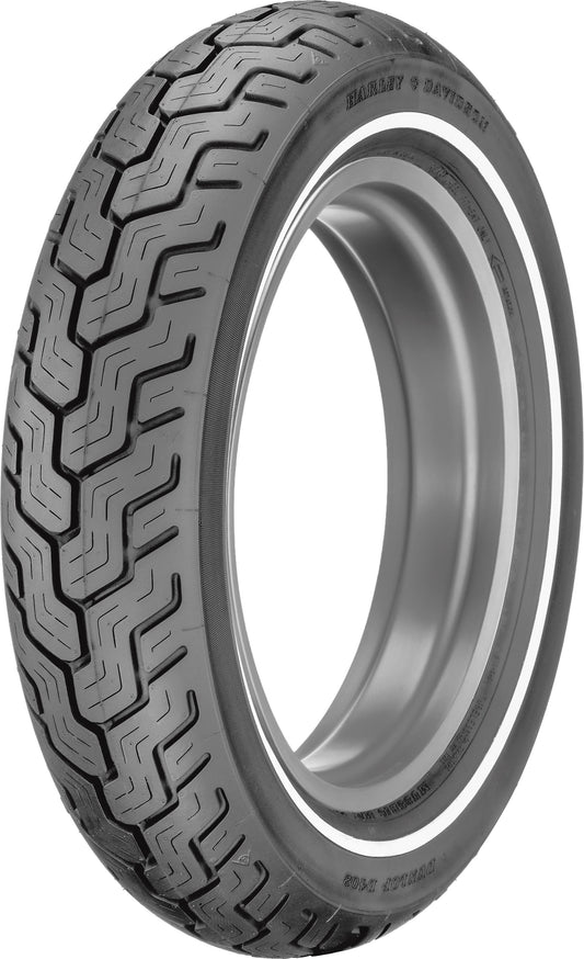 Tire Dunlop D402 Rear MT90B16 74H Bias Narrow White Wall